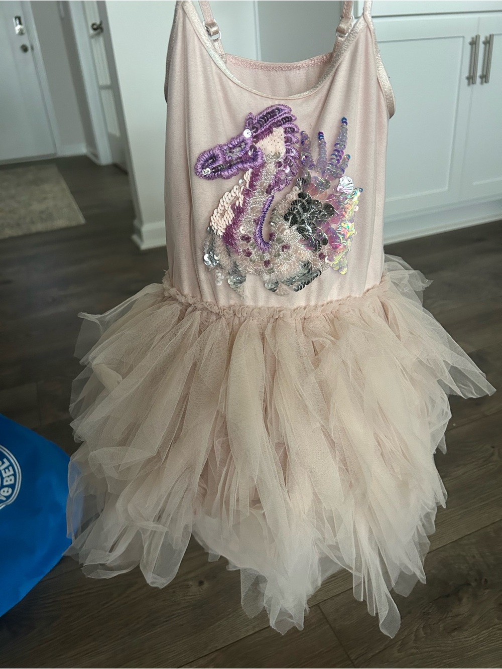Tutu Du Monde Pink Sequin dragon Tulle Dress